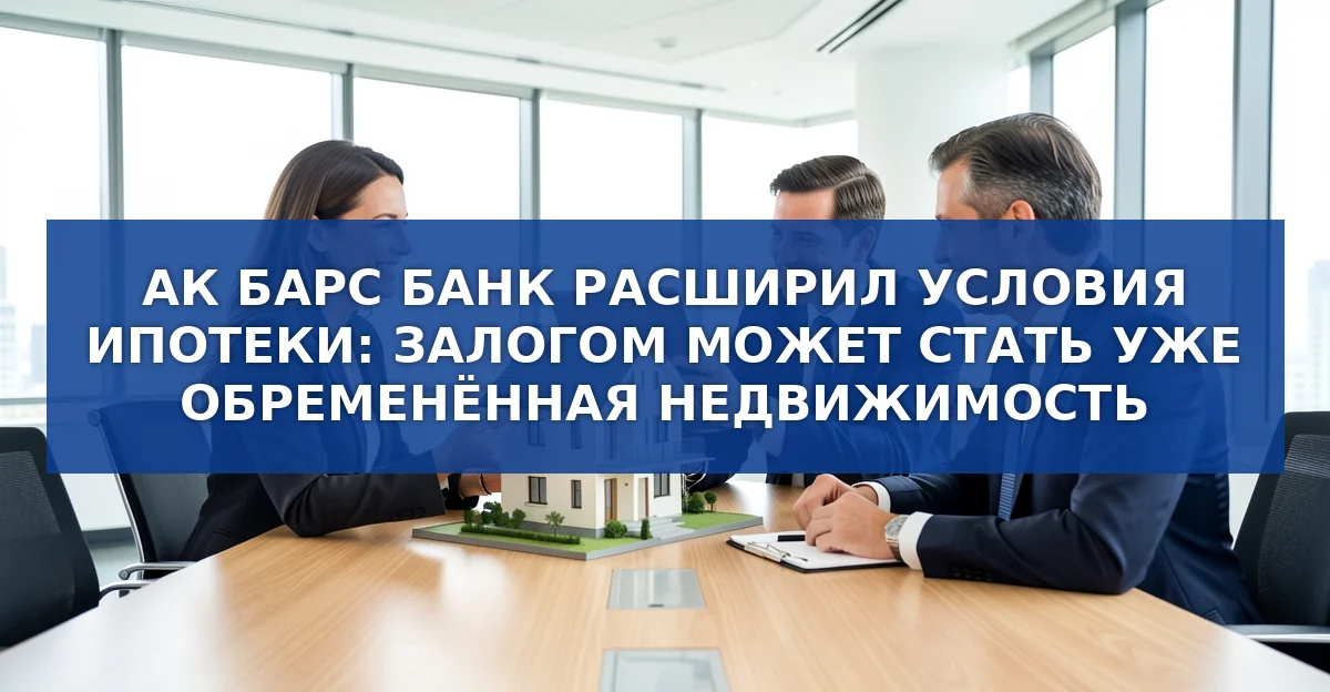 Новые правила ипотеки от Ак Барс Банка: залог уже обременённого жилья