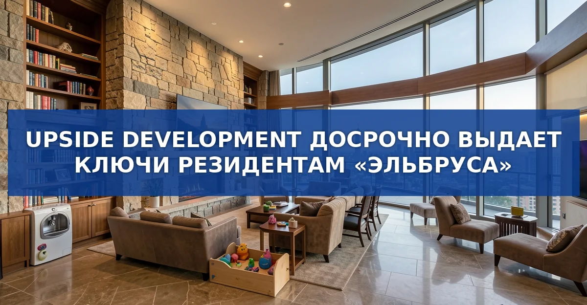 Upside Development досрочно передала ключи резидентам премиального небоскрёба «Эльбрус»