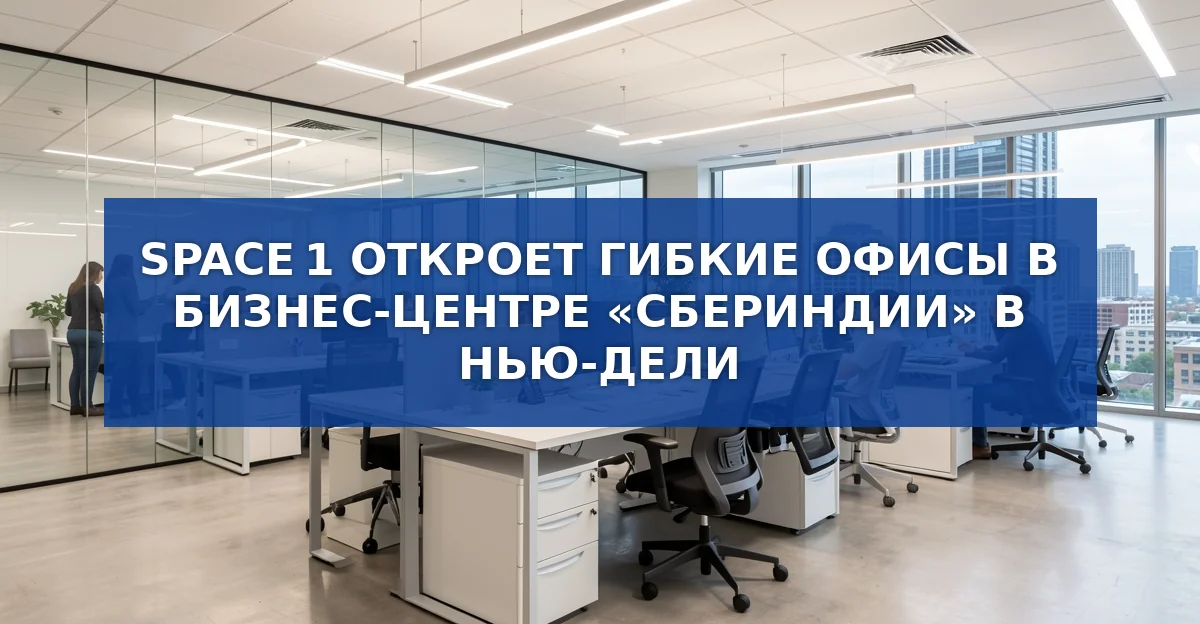 Space 1 открывает гибкие офисы в бизнес‑центре «СберИндия» в Нью‑Дели