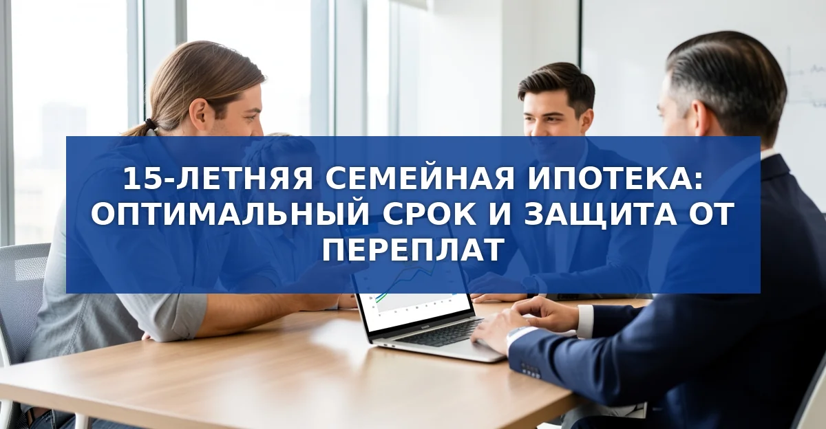 Почему 15‑летний срок семейной ипотеки — оптимальный выбор