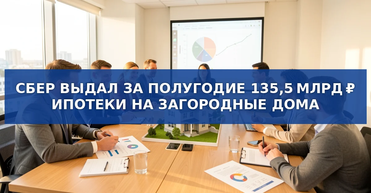 Сбербанк резко увеличил выдачу ипотек на загородное строительство в 2026 году