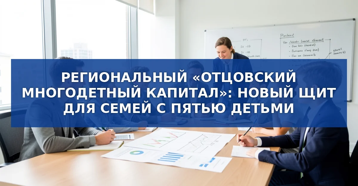 Отцовский многодетный капитал: новый региональный фонд поддержки больших семей