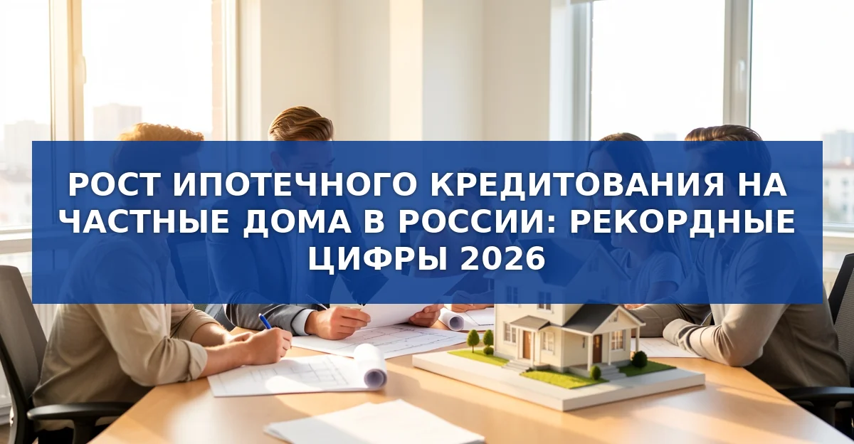 Сбербанк ускорил выдачу ипотеки на частные дома: рост на 55% и рекордный сентябрь 2026