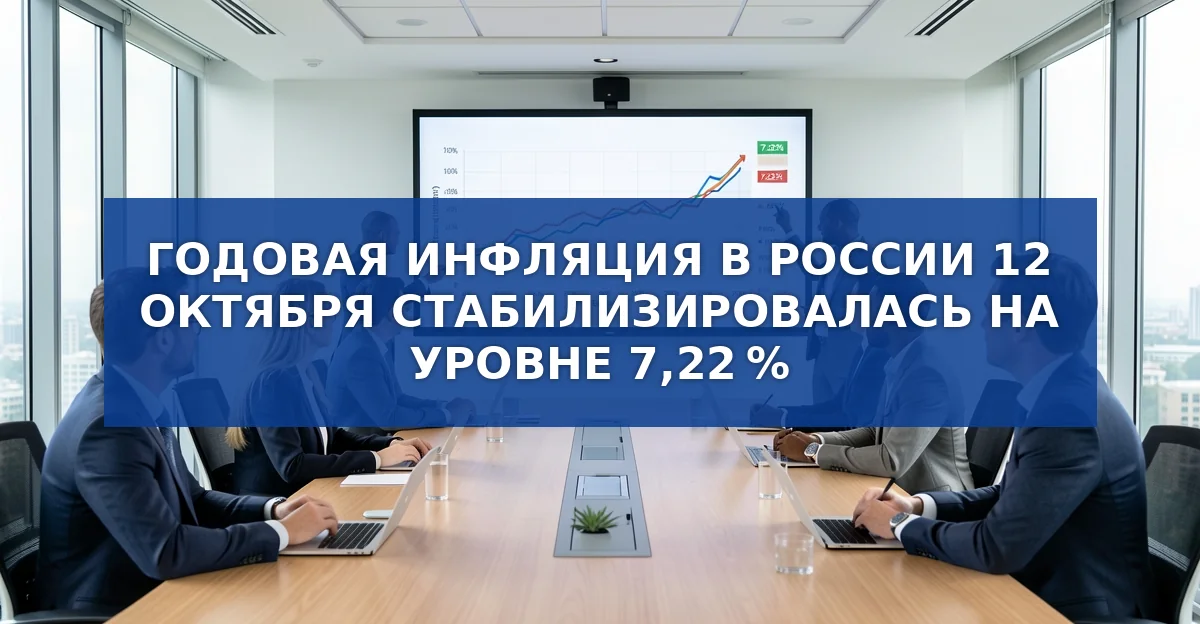 Инфляция в России стабилизировалась на уровне 7,22 %: причины и прогнозы