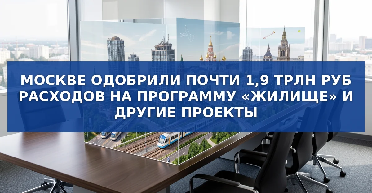 Бюджет Москвы 2027‑2029: куда пойдут почти 7 триллионов рублей
