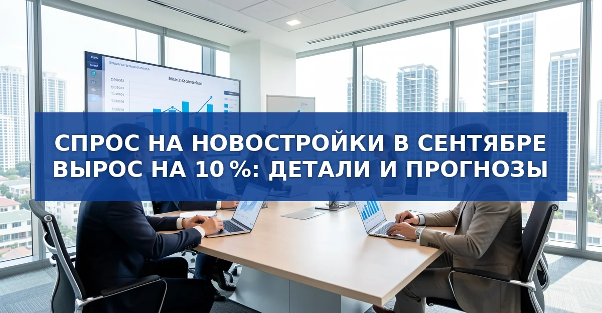 Спрос на новостройки в России в сентябре вырос на 10 %: детали и прогноз