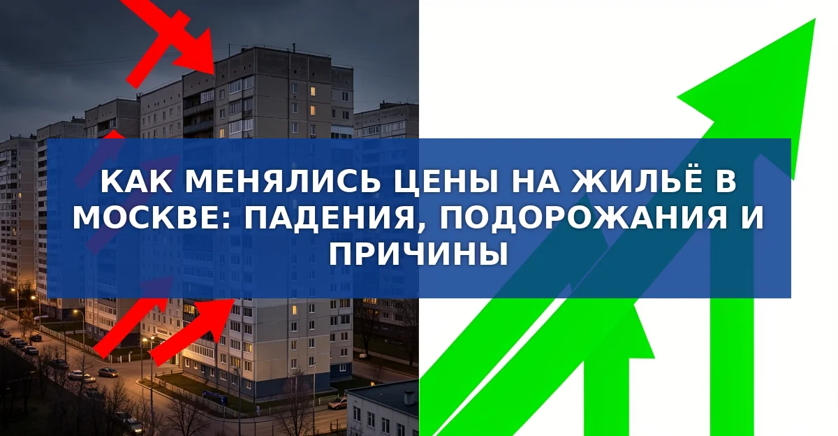 Как менялись цены на жильё в Москве: падения, откаты и рекордный рост 2020‑2022