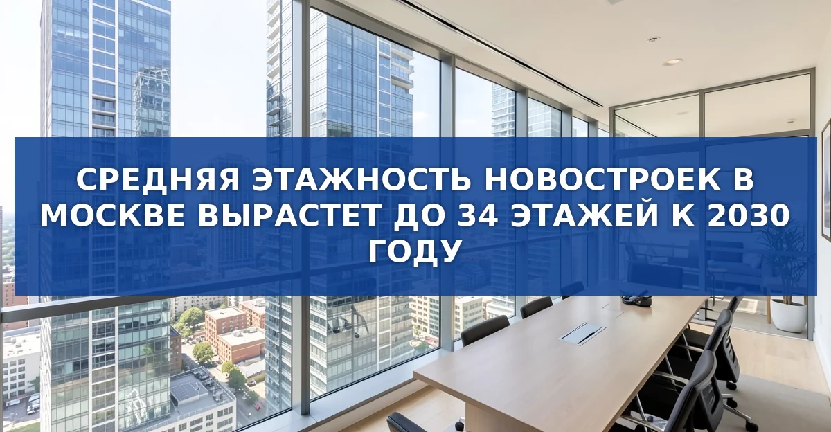 К 2030 году в Москве возрастут этажность новостроек и площади квартир
