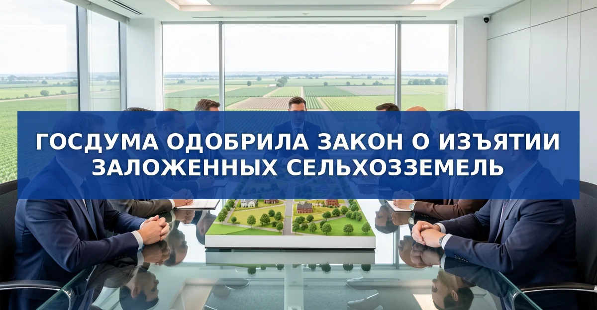 Госдума одобрила закон об изъятии заложенных сельскохозяйственных земель