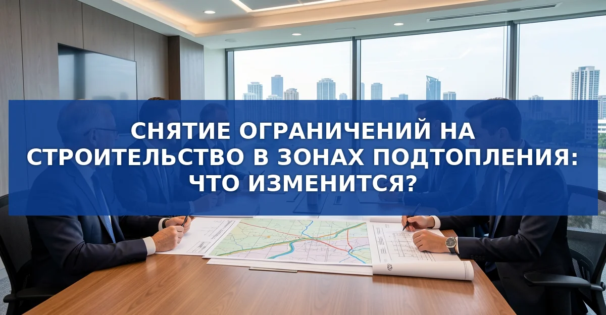 Отмена ограничений на строительство в зонах подтопления: что изменится в российском рынке недвижимости