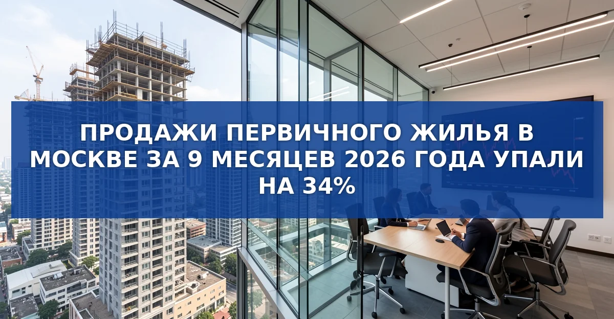 Снижение продаж первичного жилья в Москве: причины, цифры и прогнозы
