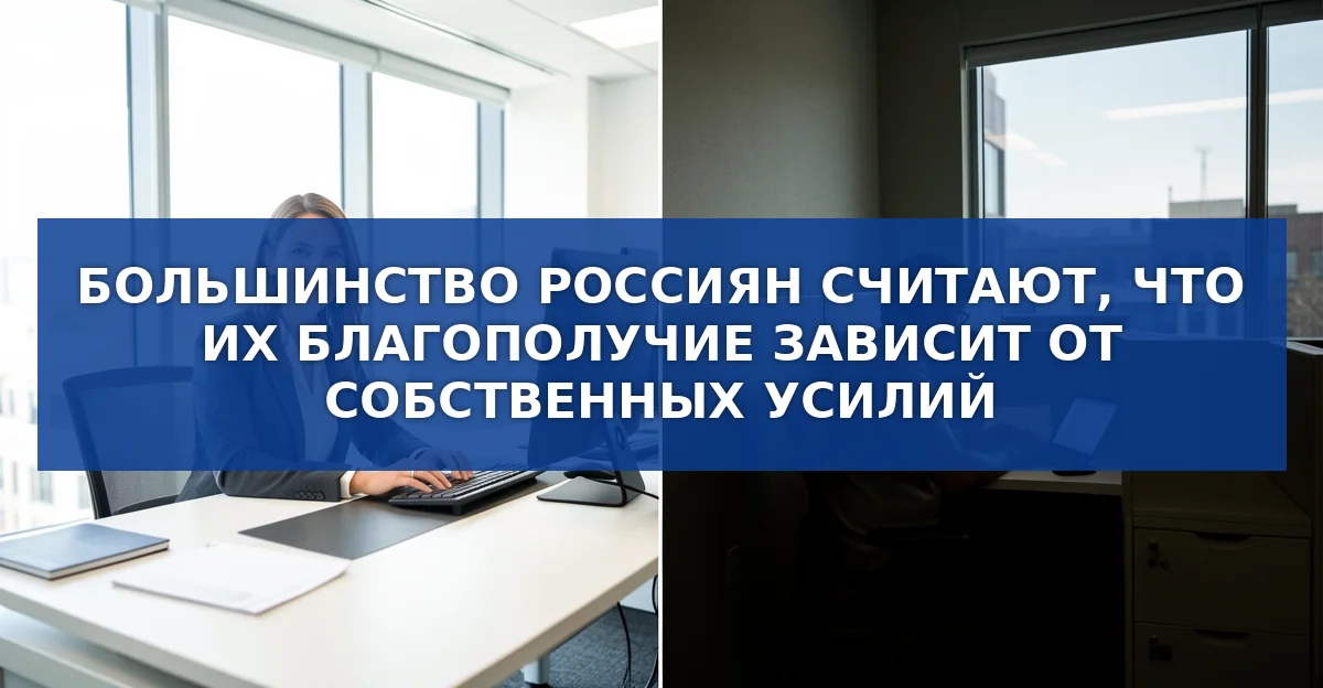 Личный труд vs государство: как россияне видят источник благосостояния