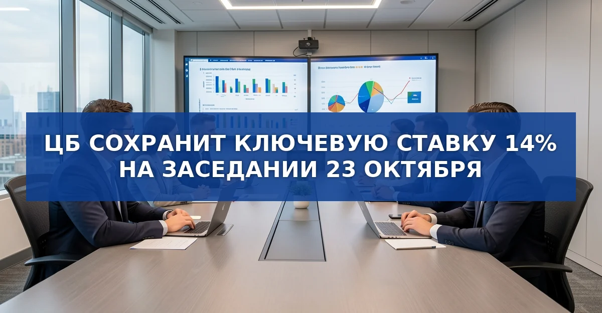 Центральный банк оставит ключевую ставку на уровне 14 %: причины и последствия