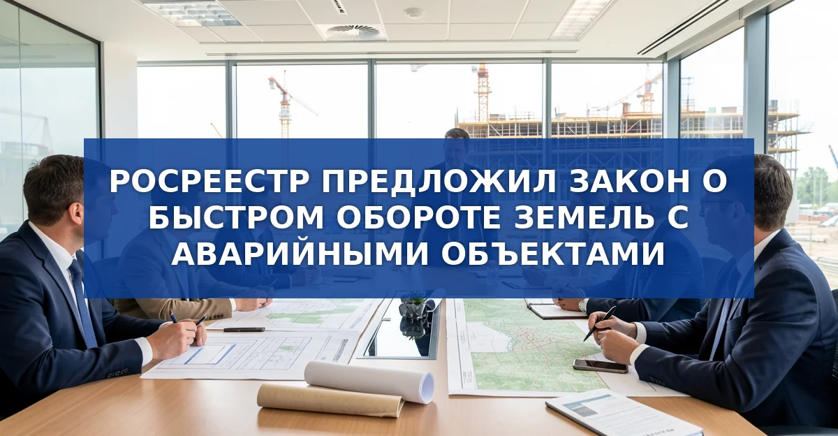 Новый законопроект Росреестра ускорит вывод в оборот земель с аварийными объектами