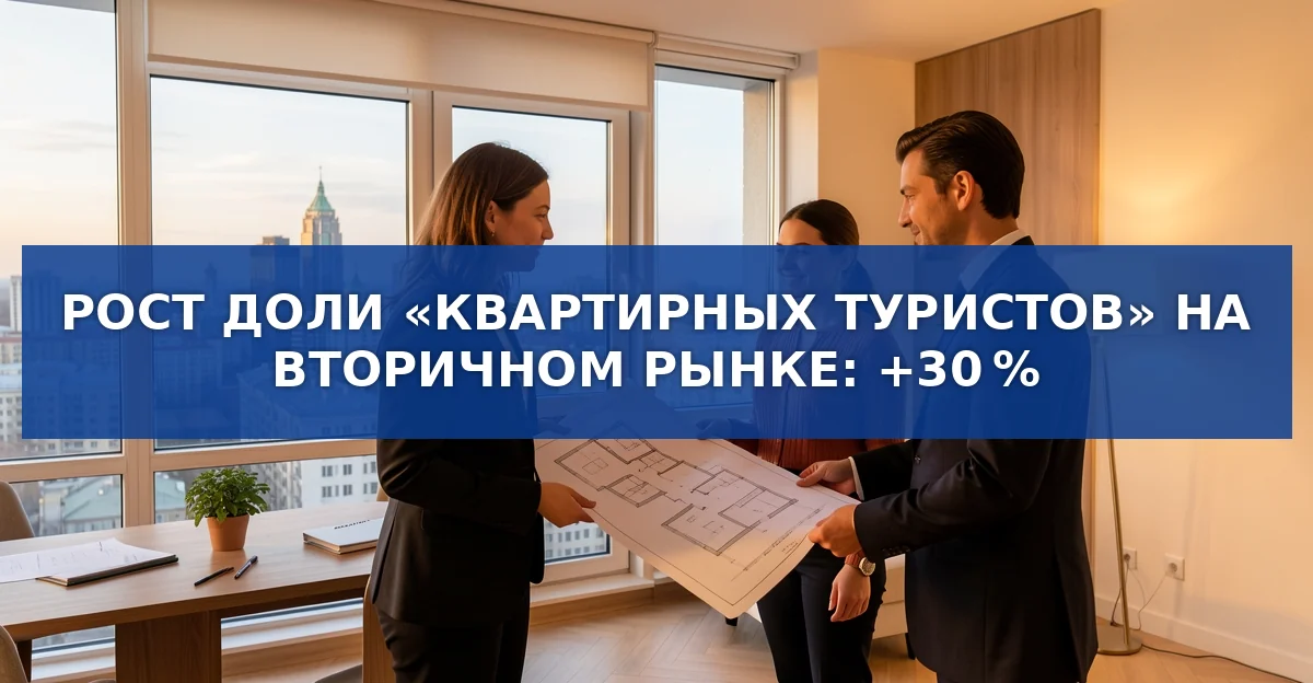 Рост «квартирных туристов» на вторичном рынке: причины, цифры и перспективы
