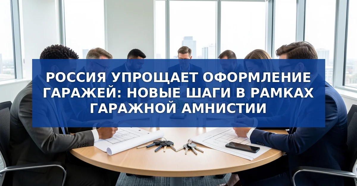 Гаражная амнистия в России: новые возможности и продление программы до 2031 года