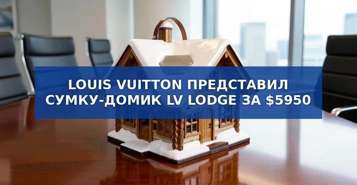 Louis Vuitton представил уникальную сумку‑домик LV Lodge: дизайн, цена и значение