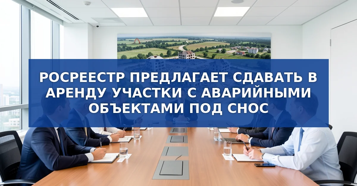 Росреестр открывает аренду земель с аварийными объектами: условия и перспективы