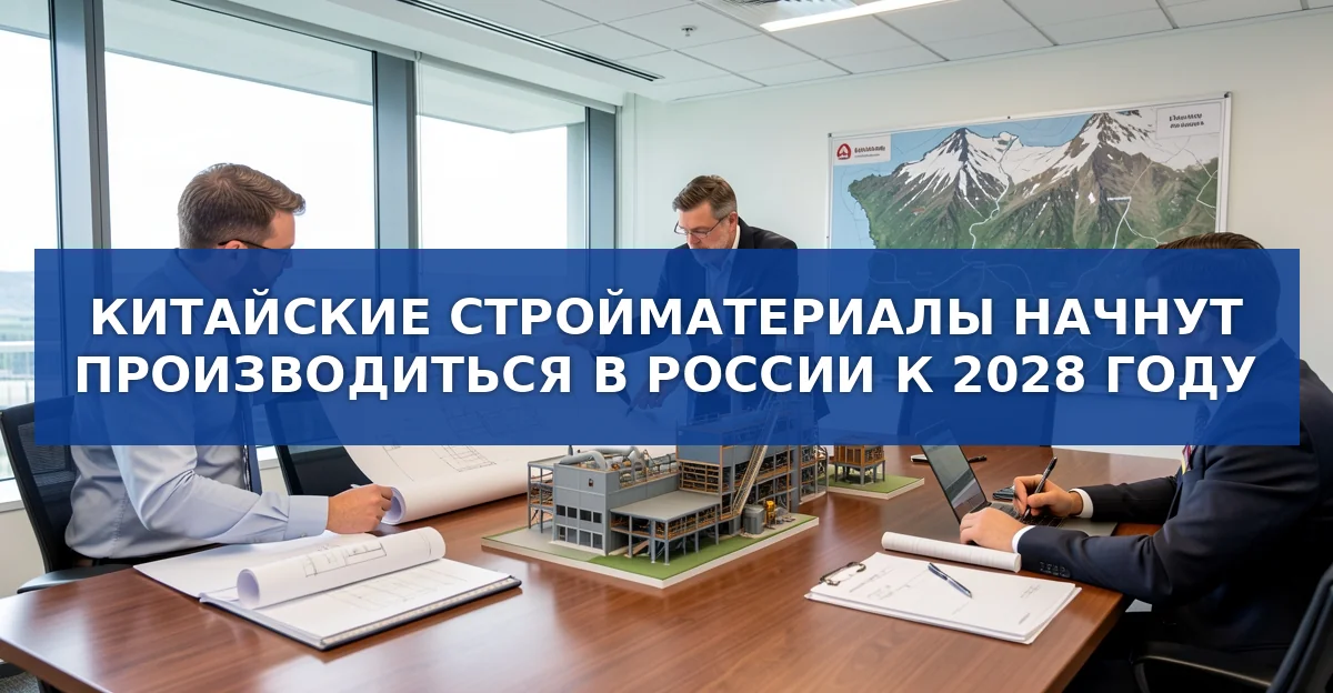 Китайские стройматериалы начнут производиться в России: что изменится в Сибири и на Дальнем Востоке