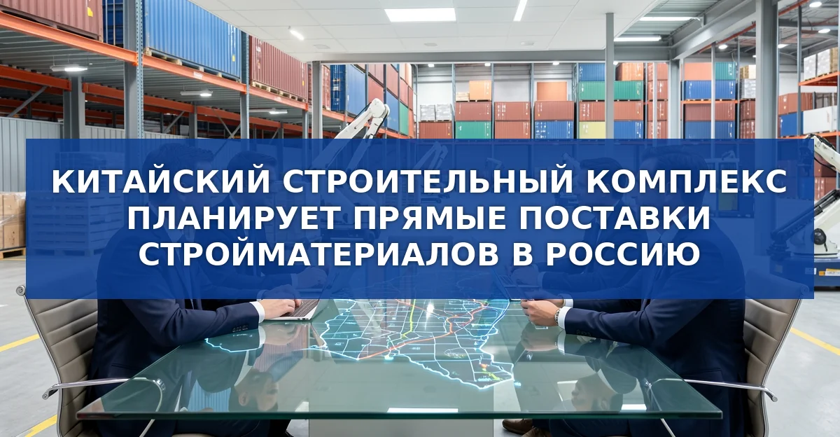 Новый логистический хаб в Китае: как NOSTROY ускорит поставки строительных материалов в Россию