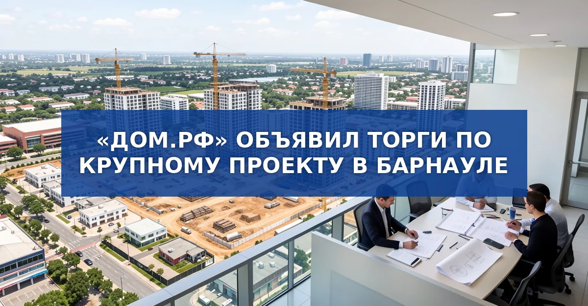 Аукцион на комплексное развитие 28 гектаров в Барнауле: детали и перспективы
