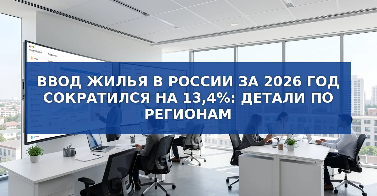 Сокращение ввода жилья в России в 2026 году: цифры и причины