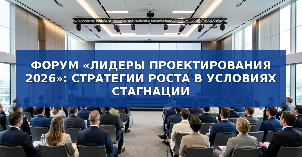 Форум «Лидеры проектирования 2026»: стратегии устойчивого роста в условиях стагнации