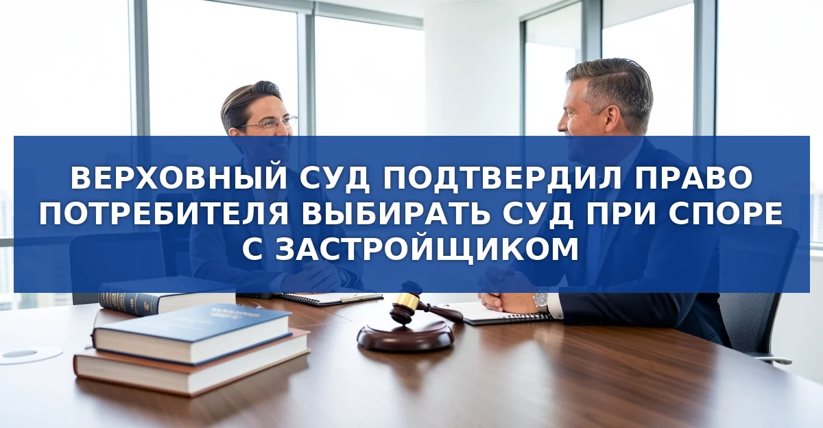 Верховный Суд подтвердил право дольщика судиться по месту жительства