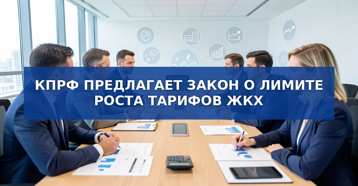 КПРФ предлагает закон о стабилизации тарифов ЖКХ: ограничения роста и привязка к инфляции