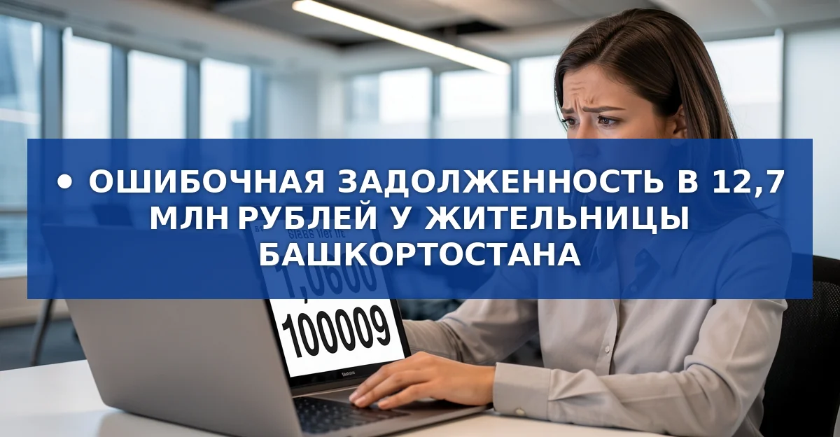 Как «долговая» квитанция в 12,7 млн рублей обрушилась на жительницу Башкортостана