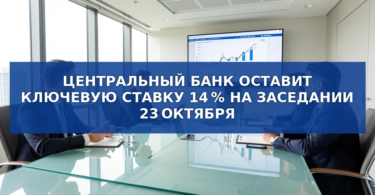 Центральный банк оставил ключевую ставку на уровне 14 %: что это значит для экономики
