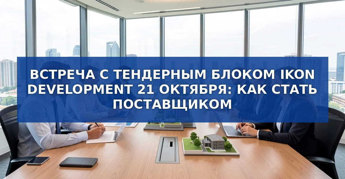 Важная встреча для поставщиков строительных материалов в Москве 21 октября