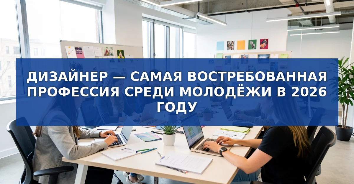 Дизайнеры становятся самым востребованным выбором среди молодёжи: цифры, причины и перспективы