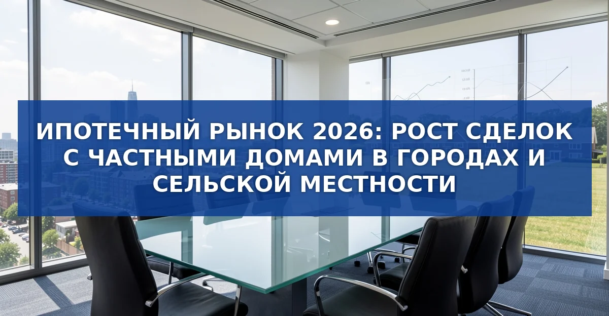 Ипотечный рынок России в 2026 году: где покупают дома и квартиры