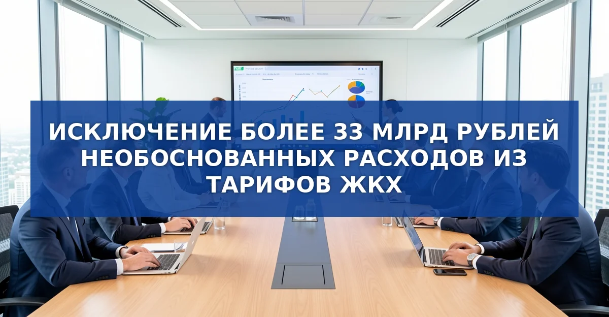 Из тарифов ЖКХ исключат более 33 млрд рублей необоснованных расходов