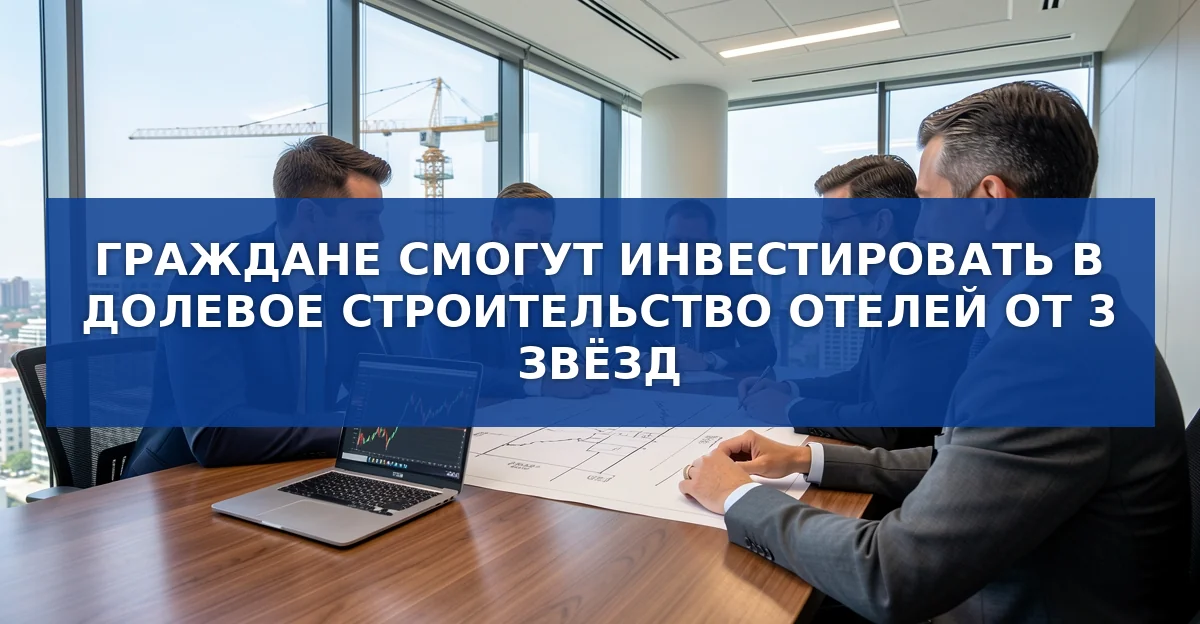 Госпрограмма долевого строительства отелей: эскроу‑схема, условия и цели