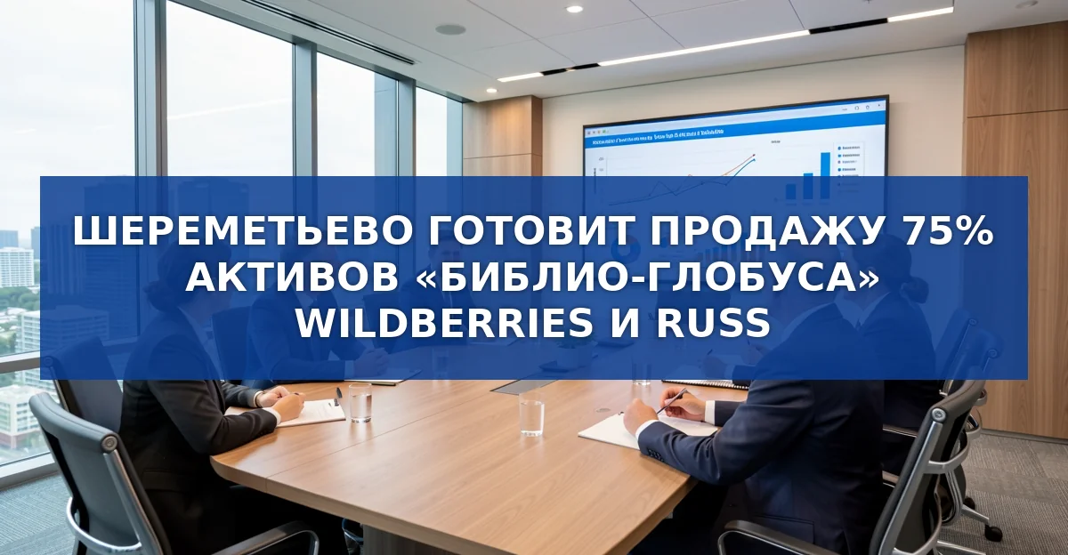 Шереметьево планирует продать 75 % «Библио‑Глобуса» крупным инвесторам