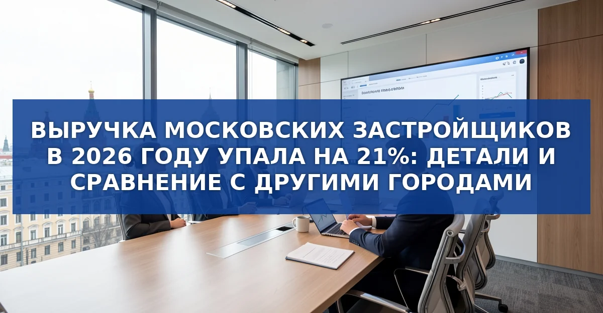 Сводка рынка недвижимости в российских миллионниках за 2026 год: падение в Москве, рост в регионах