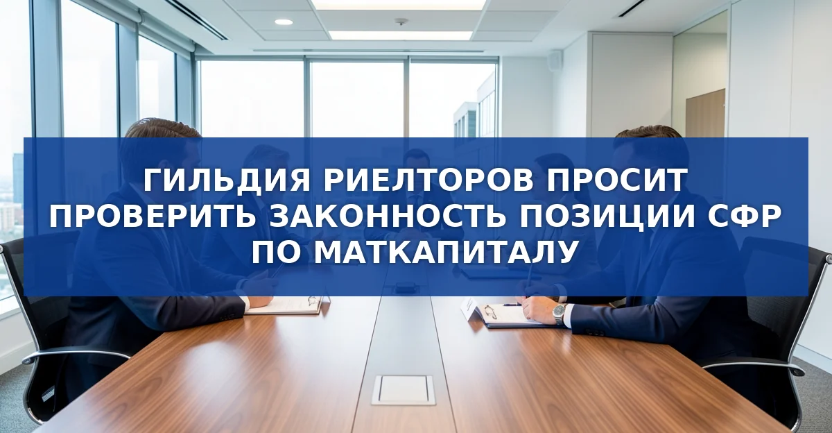 Гильдия риелторов требует проверки разъяснений СФР по использованию материнского капитала