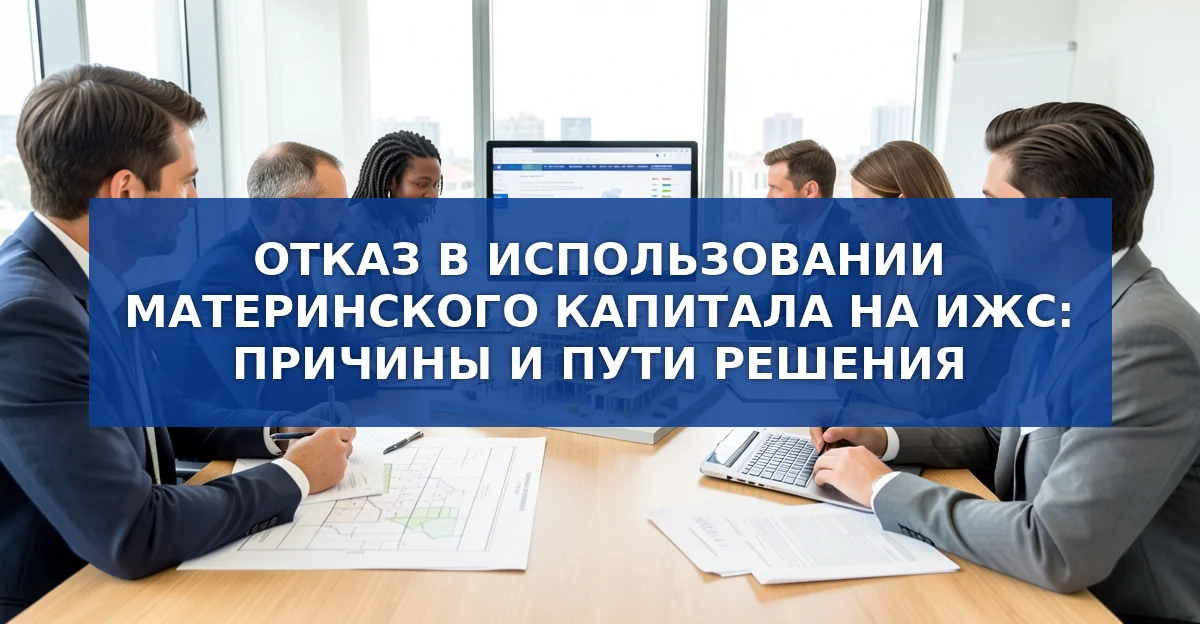 Отказ в использовании материнского капитала на ИЖС: причины, последствия и пути решения
