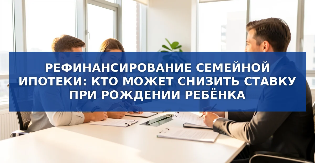 Обложка материала: Семейная ипотека от Сбербанка: новые условия рефинансирования при рождении ребёнка