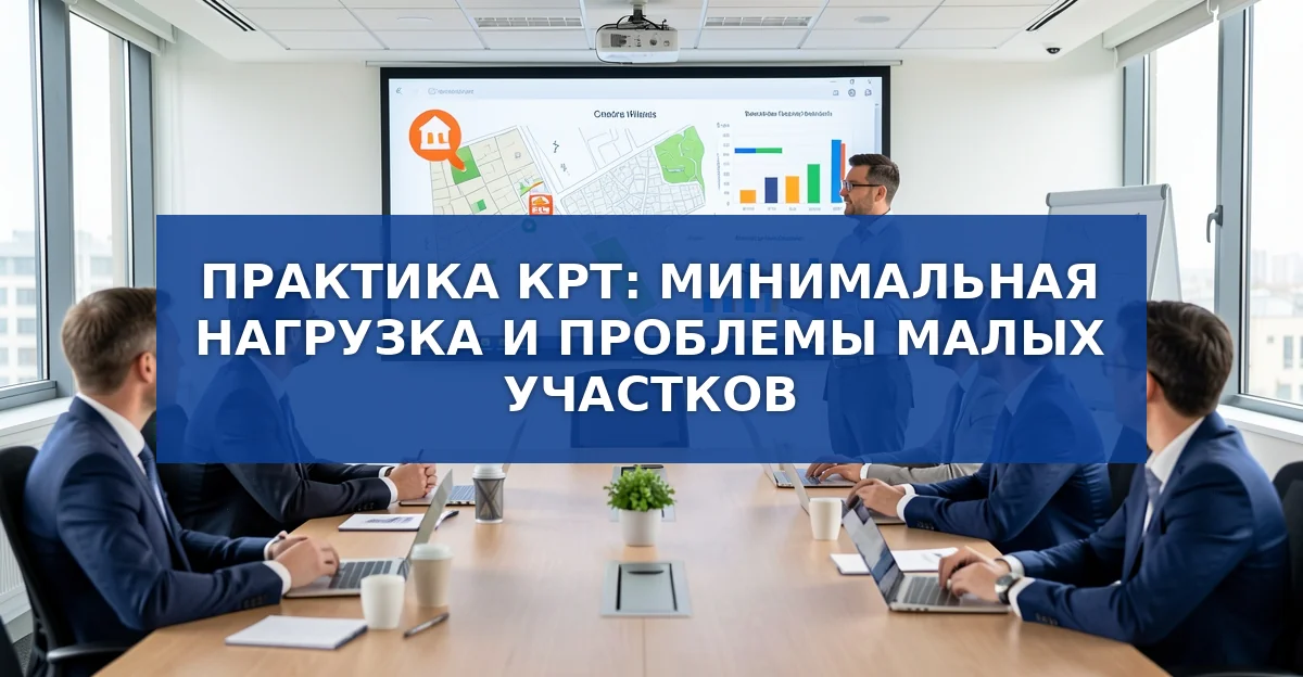 КРТ в России: минимальная нагрузка и проблема малых участков