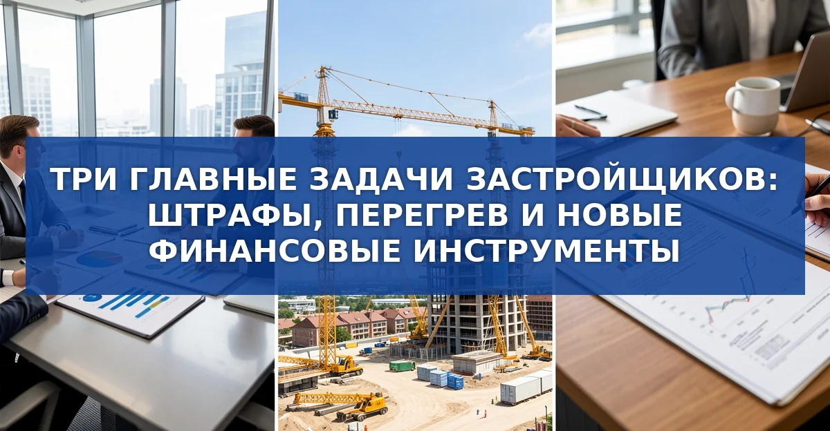 Три главные проблемы застройщиков: штрафы, перегрев рынка и новые финансовые инструменты