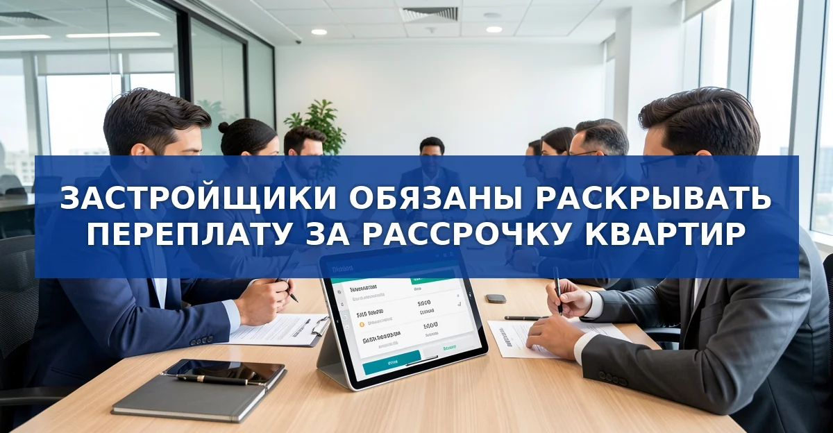 Застройщики обязаны раскрывать переплату за квартиры в рассрочку: детали нового закона