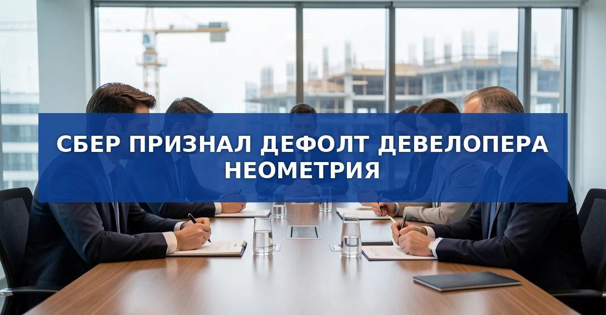 Сбербанк объявил дефолт застройщика Неометрия: причины, последствия и перспективы рынка недвижимости