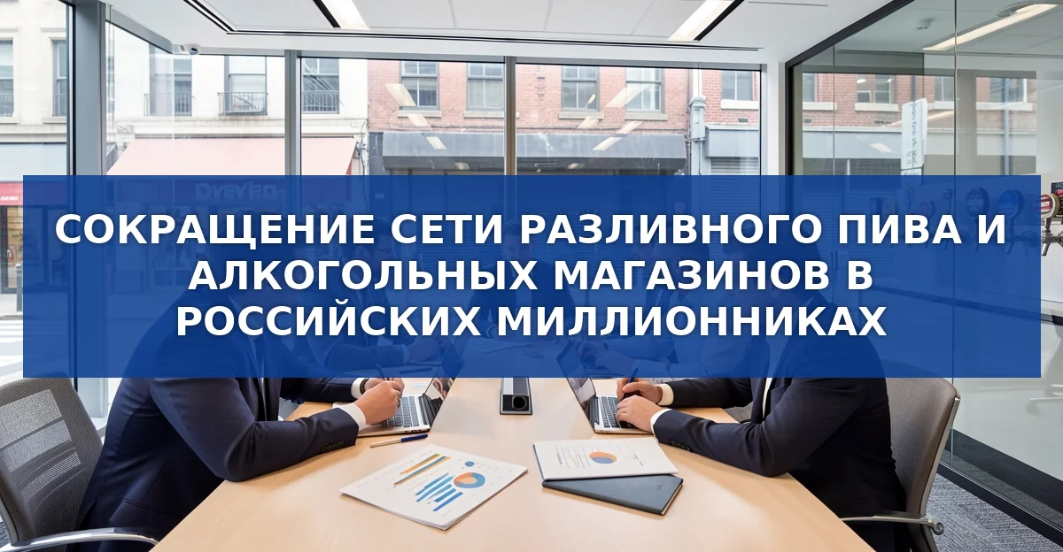 Сокращение сети разливного пива в миллионниках России: причины и перспективы