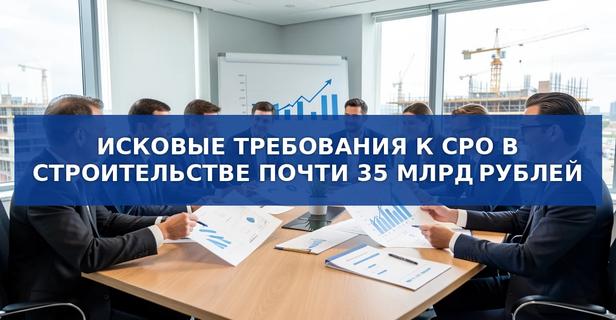 Судебные иски к СРО уже почти 35 млрд рублей: почему система защиты оборачивается нагрузкой