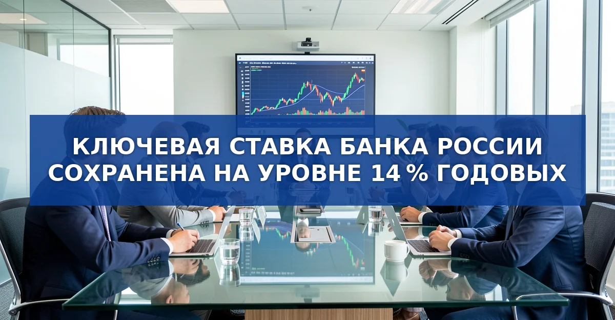 Банк России оставил ключевую ставку на уровне 14 %: причины и последствия