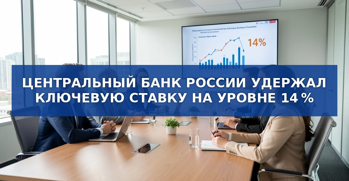 Ключевая ставка Банка России остаётся на уровне 14 %: причины, последствия и перспективы