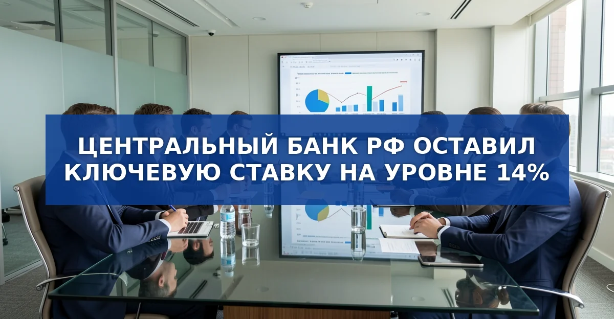 Центробанк оставил ключевую ставку на уровне 14 %: причины и последствия